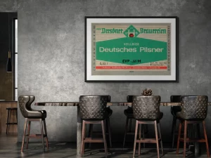 Vollbier Deutsches Pilsner – Wall Art Print