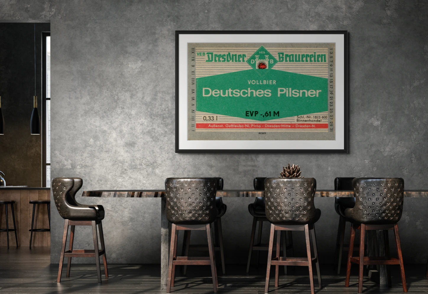 Vollbier Deutsches Pilsner – Wall Art Print