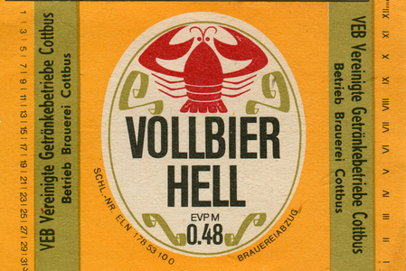 Vollbier Hell - Wall Art Print