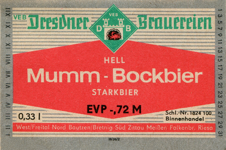 Mumm – Bockbier – Wall Art Print