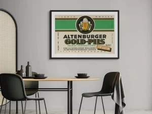 Altenburger Gold-Pils - Wall Art Print