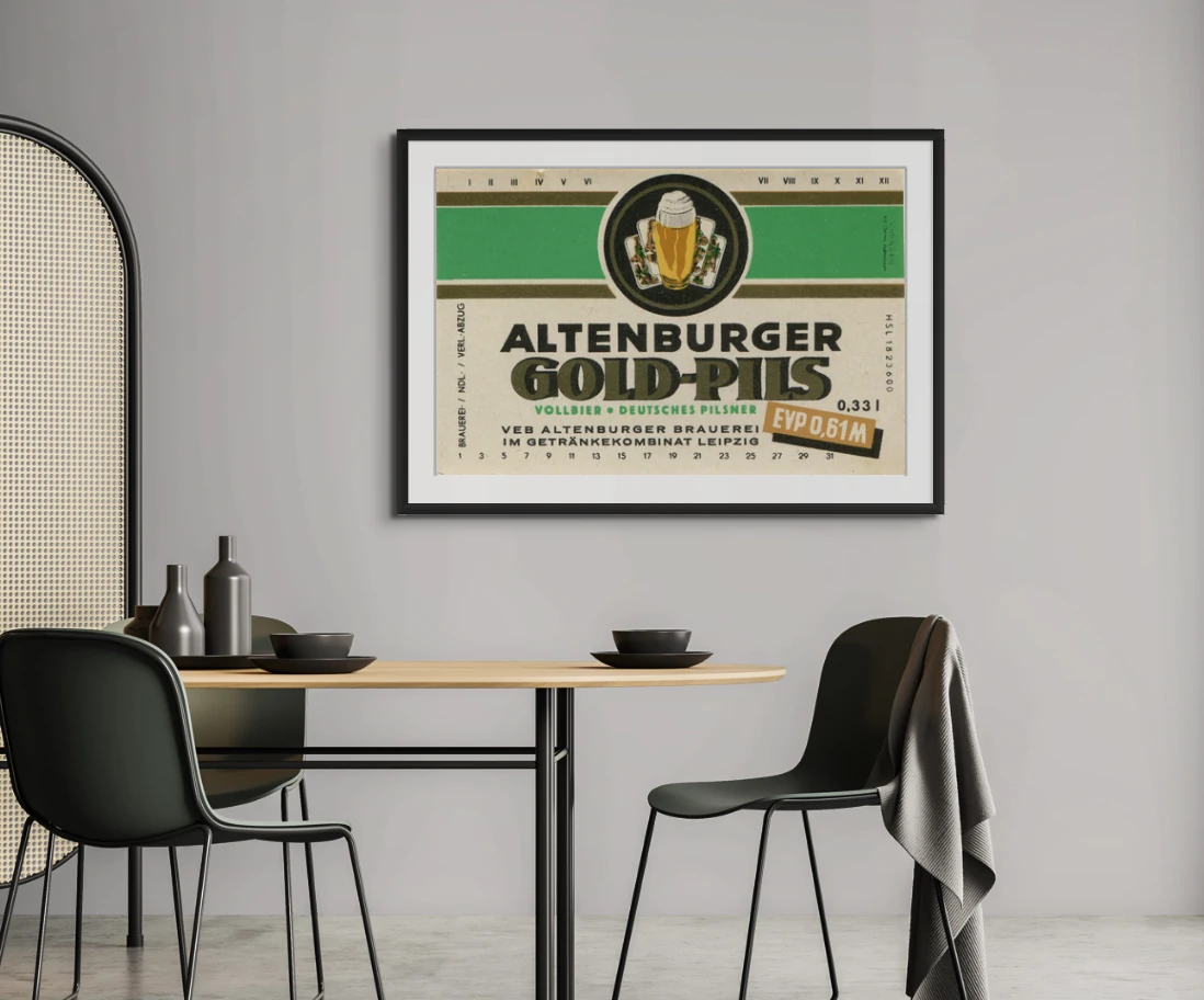 Altenburger Gold-Pils - Wall Art Print