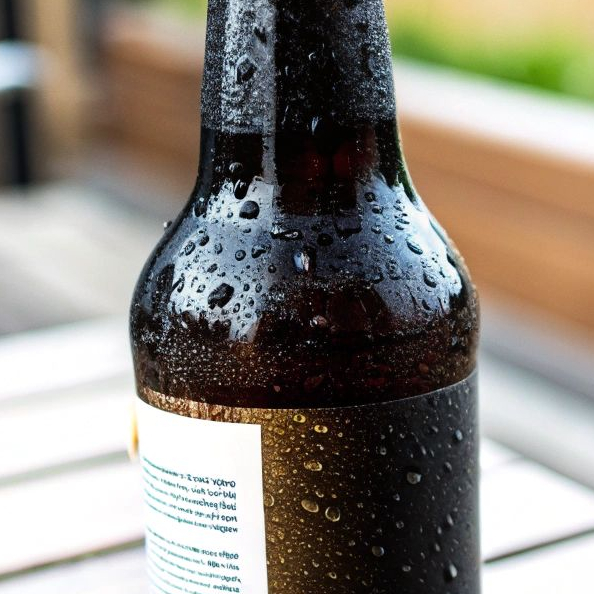 Cold Beer Bottle