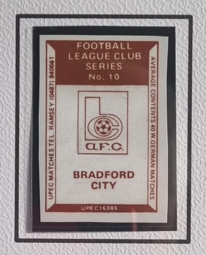 Bradford City Football Club Limited Edition Label