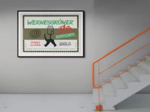 Wernesgruner Pils Export – Wall Art Print