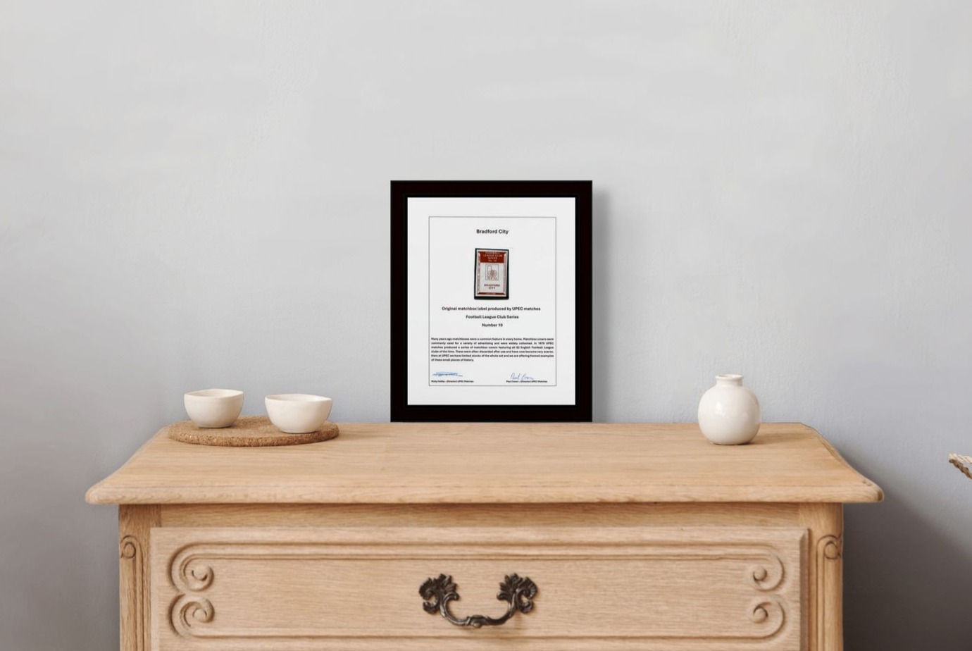 Bradford City Football Club Limited Edition Label