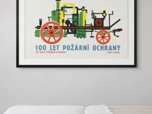 Parní Stříkačka – Wall Art Print
