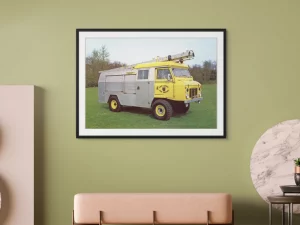 Land Rover FC110 Water Tender - Wall Art Print
