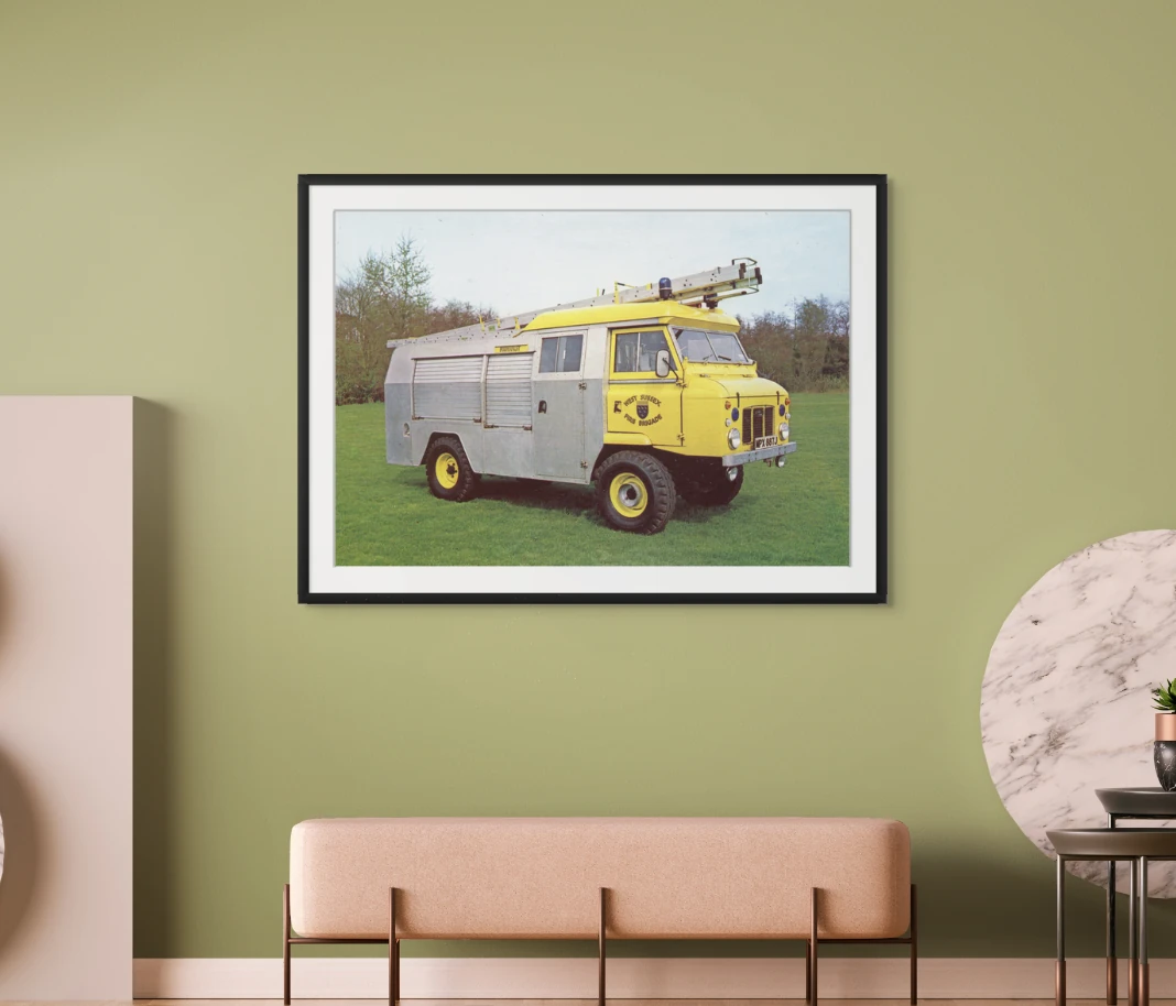 Land Rover FC110 Water Tender - Wall Art Print