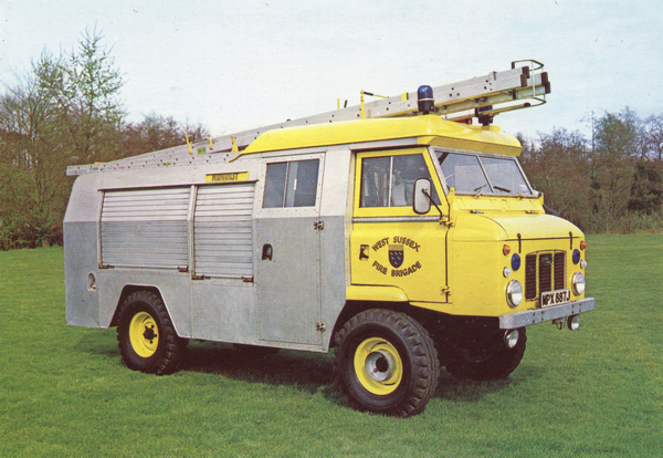 Land Rover FC110 Water Tender - Wall Art Print