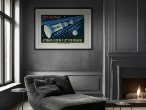 Man and Space Flights - Wall Art Print