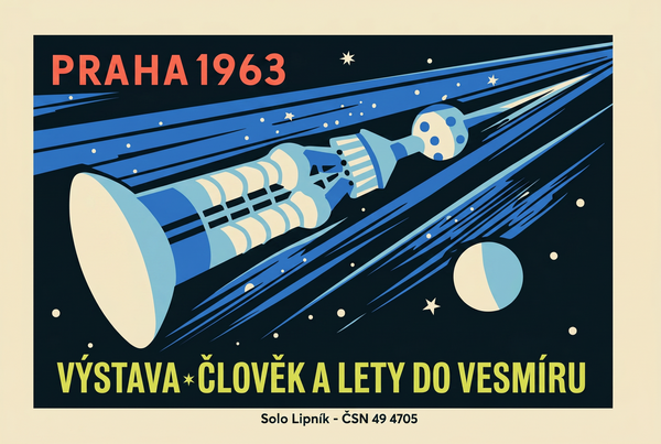 Man and Space Flights - Wall Art Print