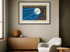 Sputnik 1 - Wall Art Print