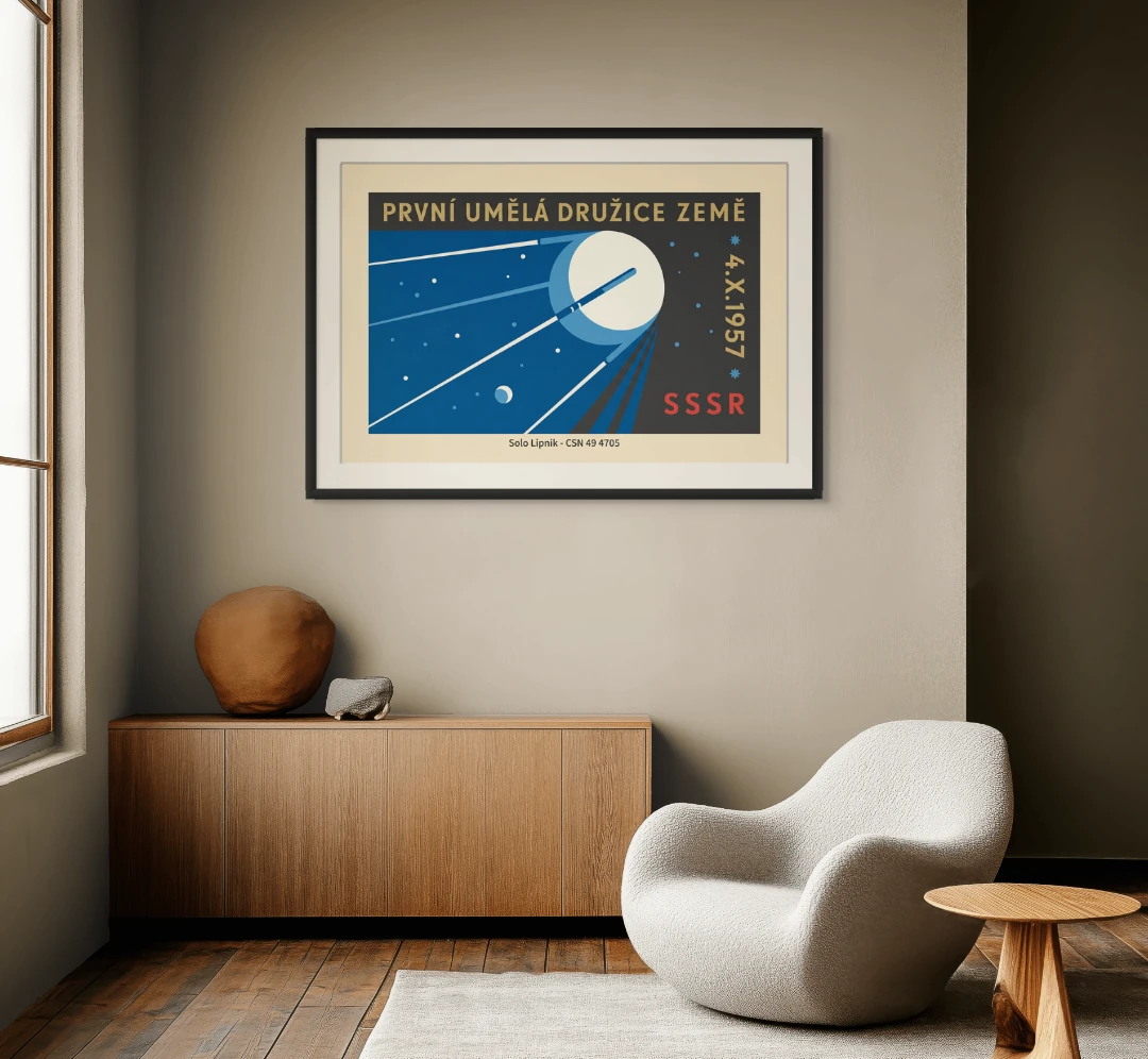 Sputnik 1 - Wall Art Print