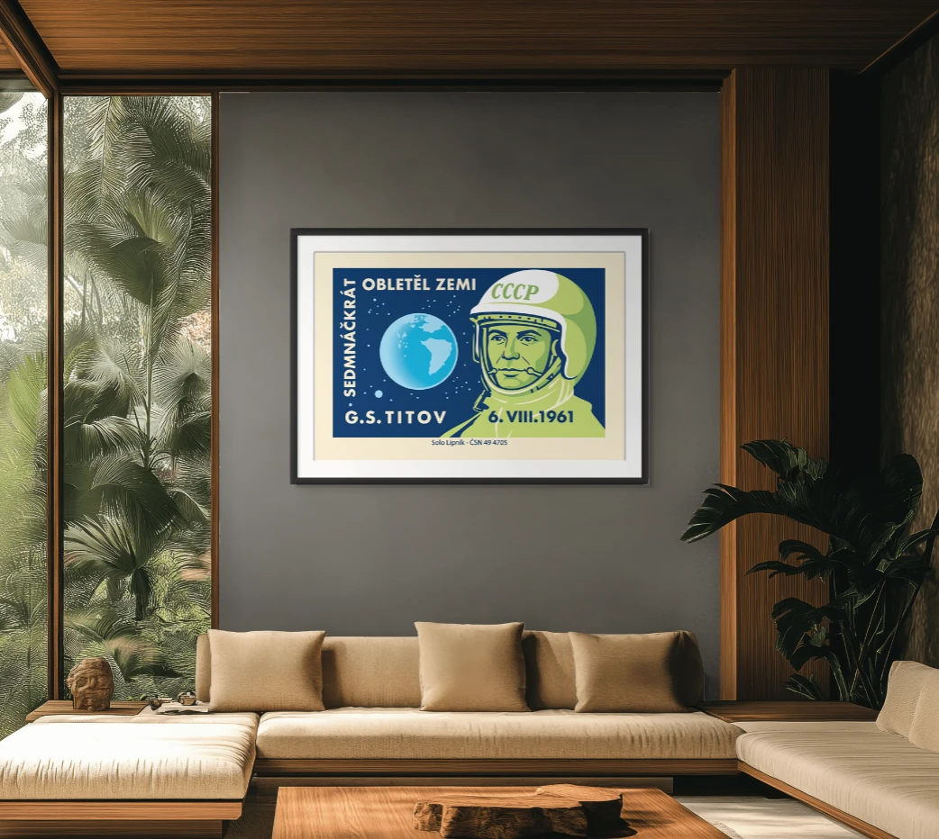 Vostok 2- Wall Art Print