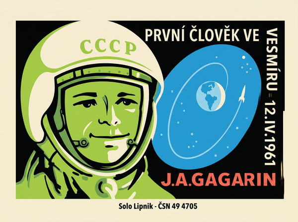 First Person In Space - Wall Art Print