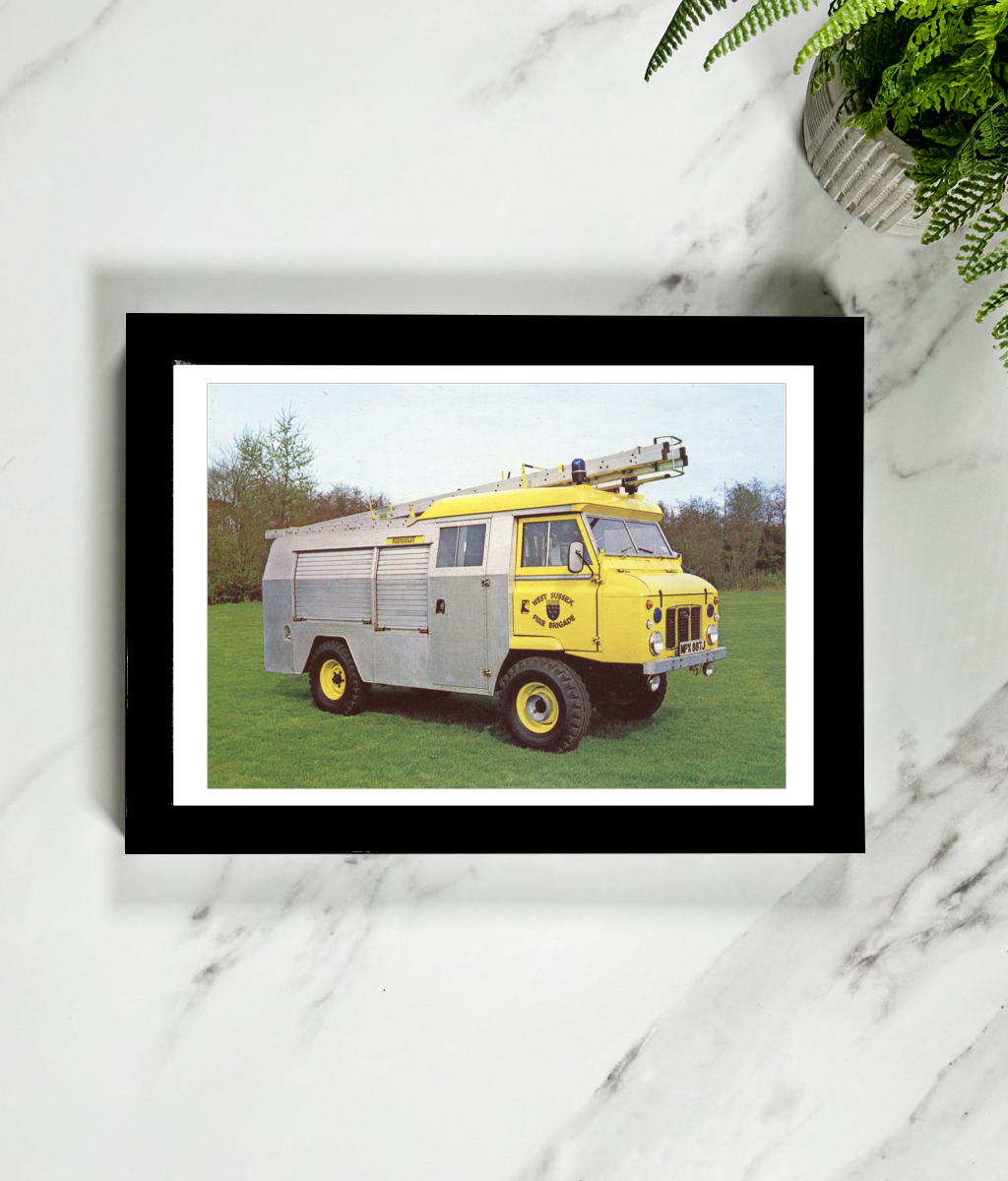 Land Rover FC110 Water Tender - Wall Art Print