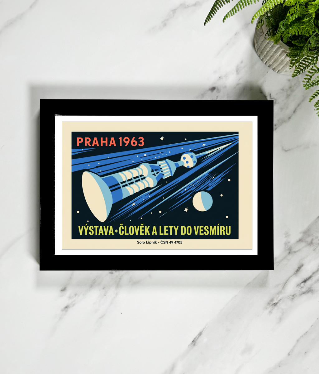 Man and Space Flights - Wall Art Print