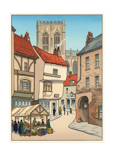 The Market Place - Wall Art Print