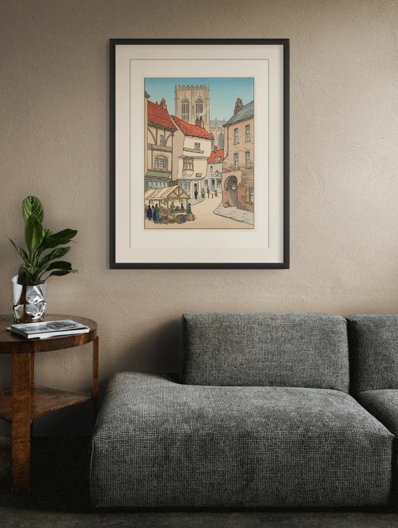 The Market Place - Wall Art Print