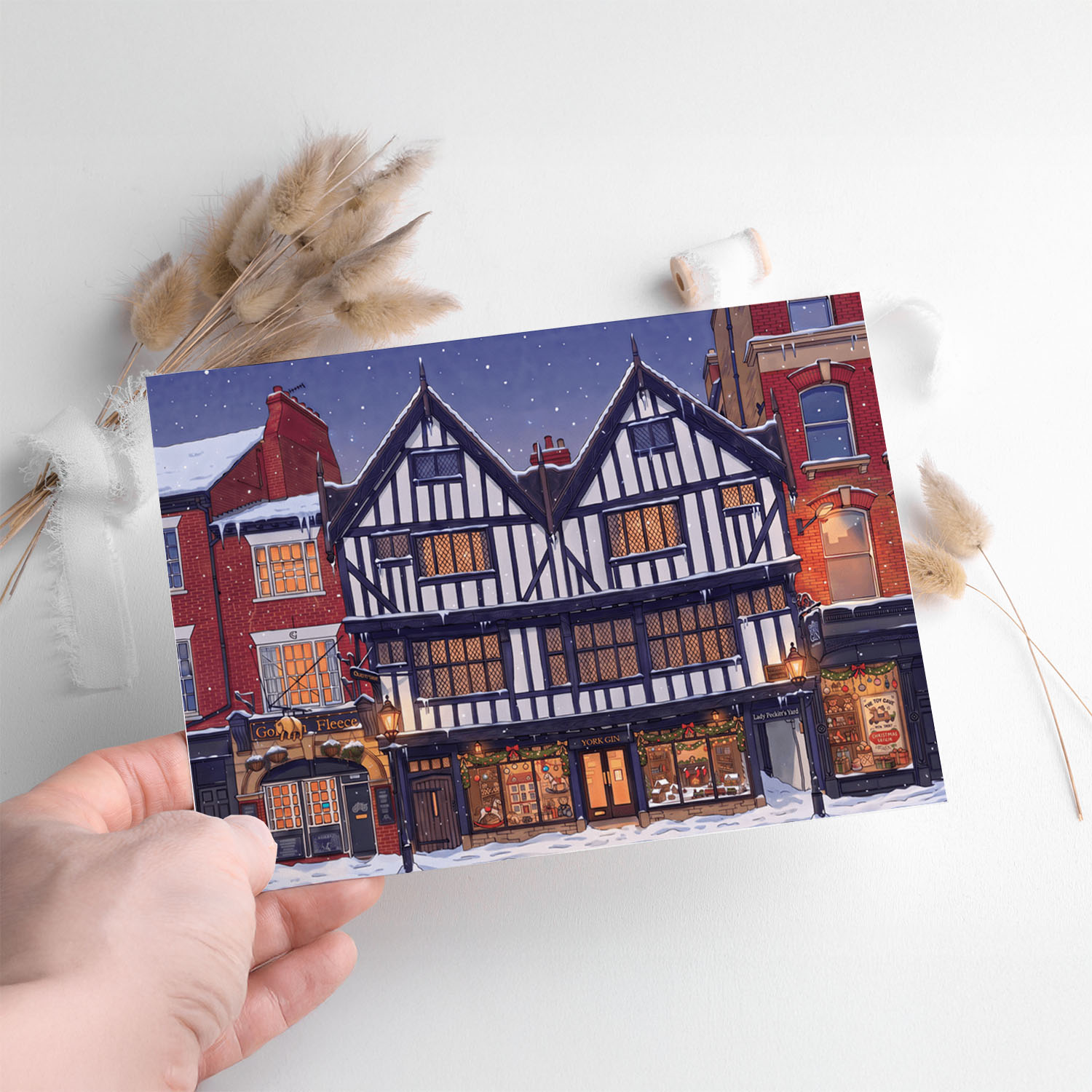 Christmas Card, Pavement, York