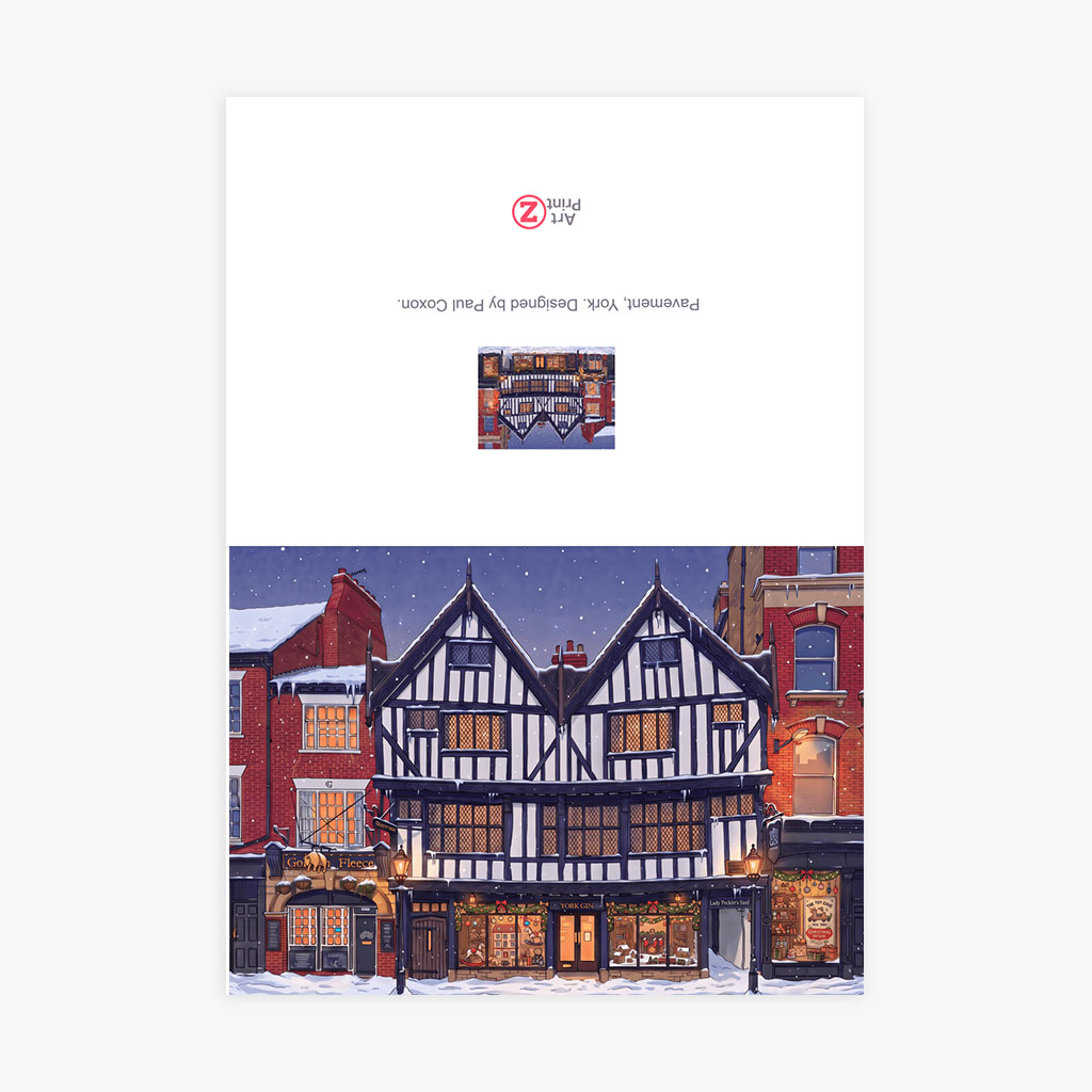 Christmas Card, Pavement, York