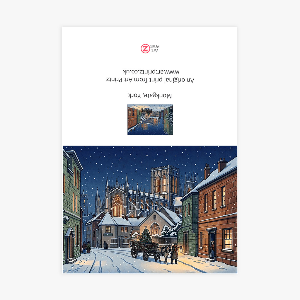 Christmas Card, Monkgate, York
