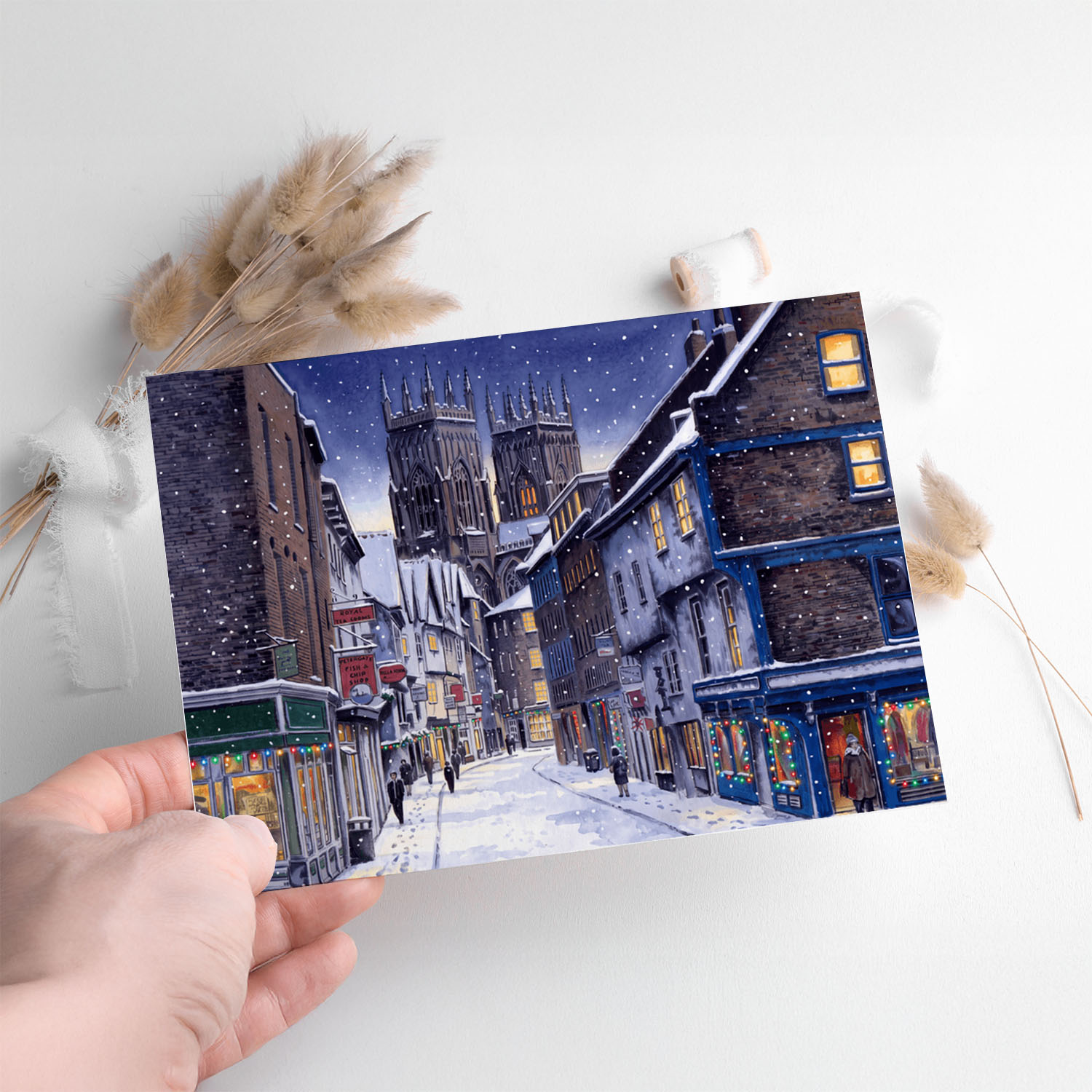 Christmas Card, Low Petergate, York