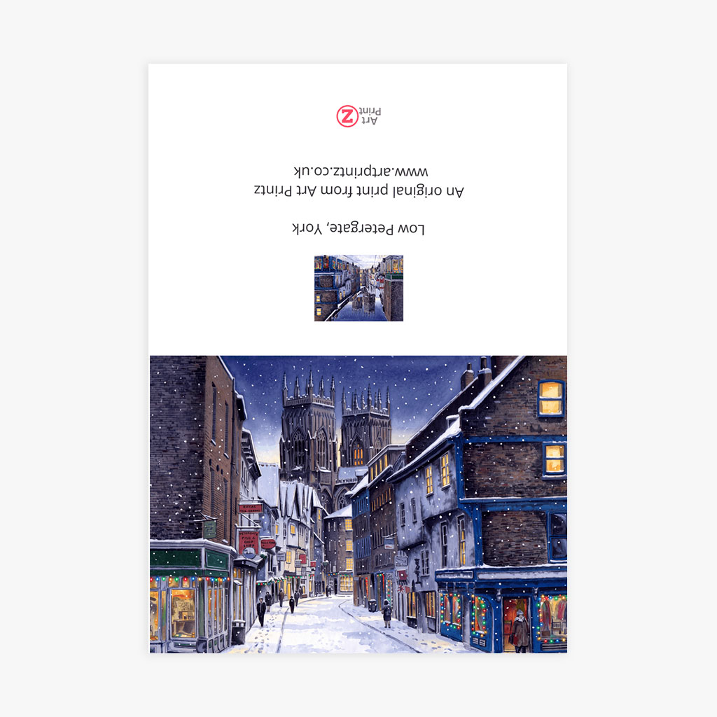 Christmas Card, Low Petergate, York