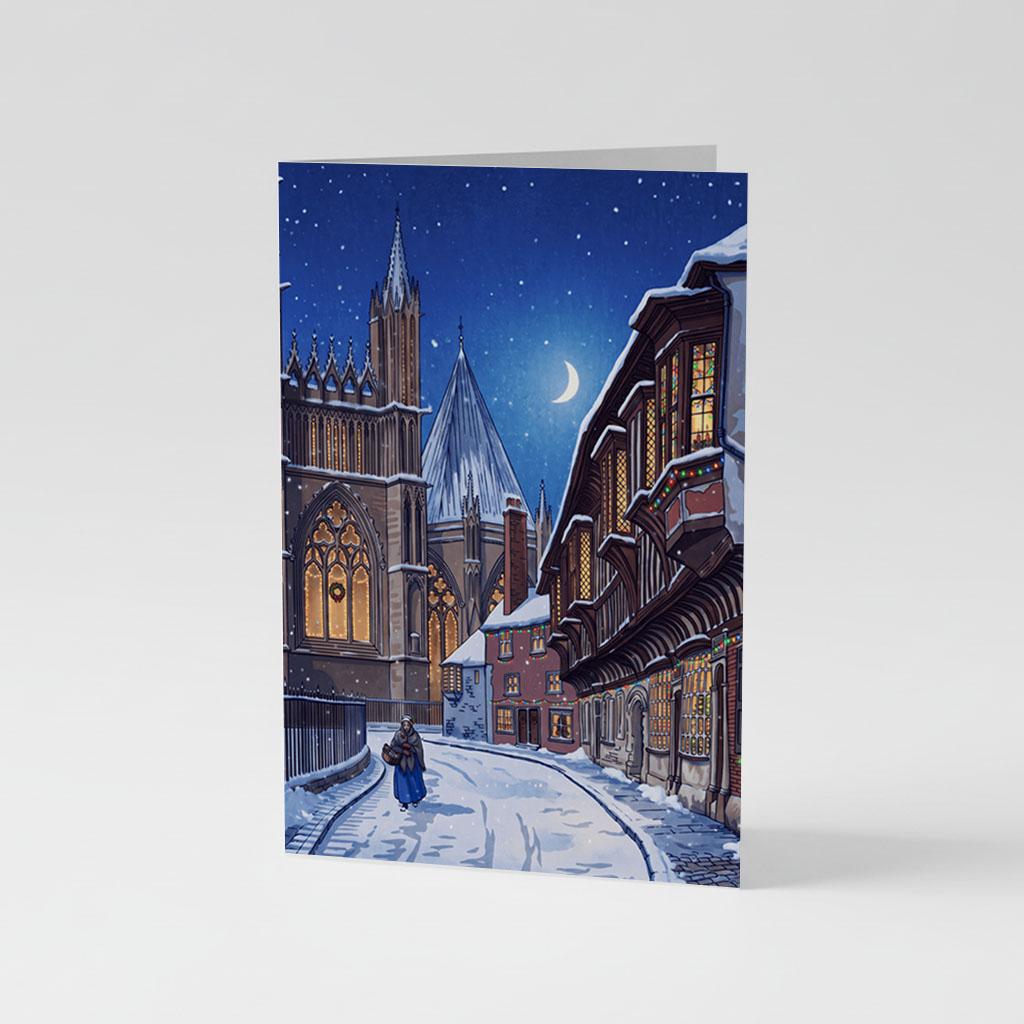 Christmas Card, Winter Behind the Minster, York