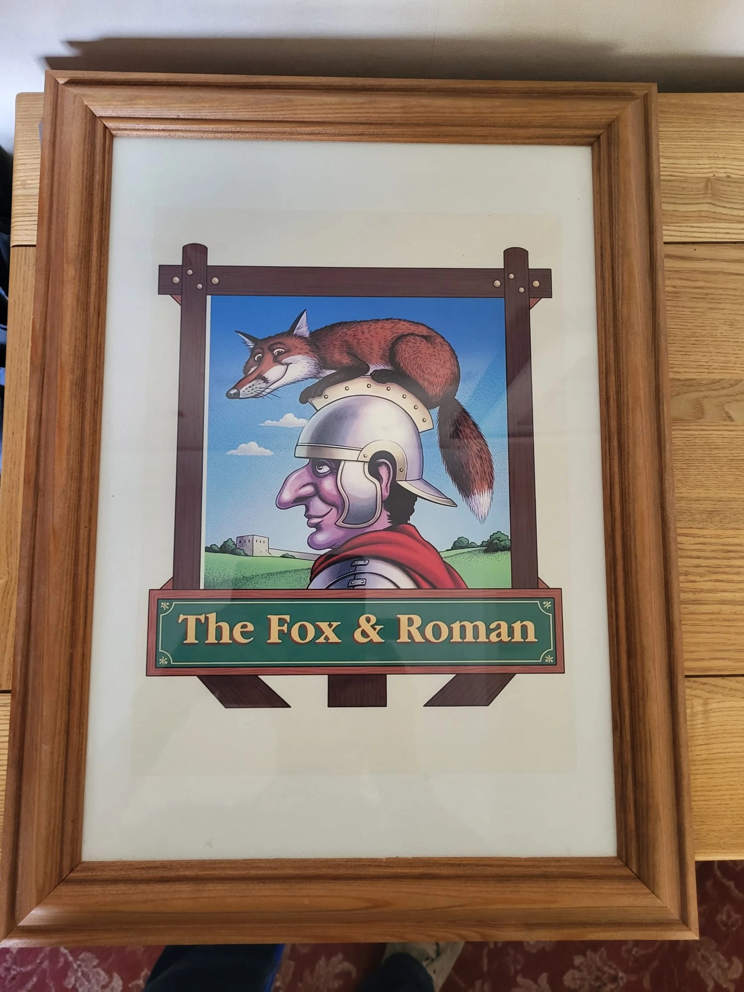 The Fox and Roman - Pub Sign